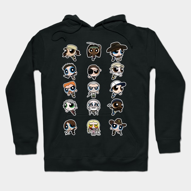 The Walking Dead Puffs parody Hoodie by bovaart